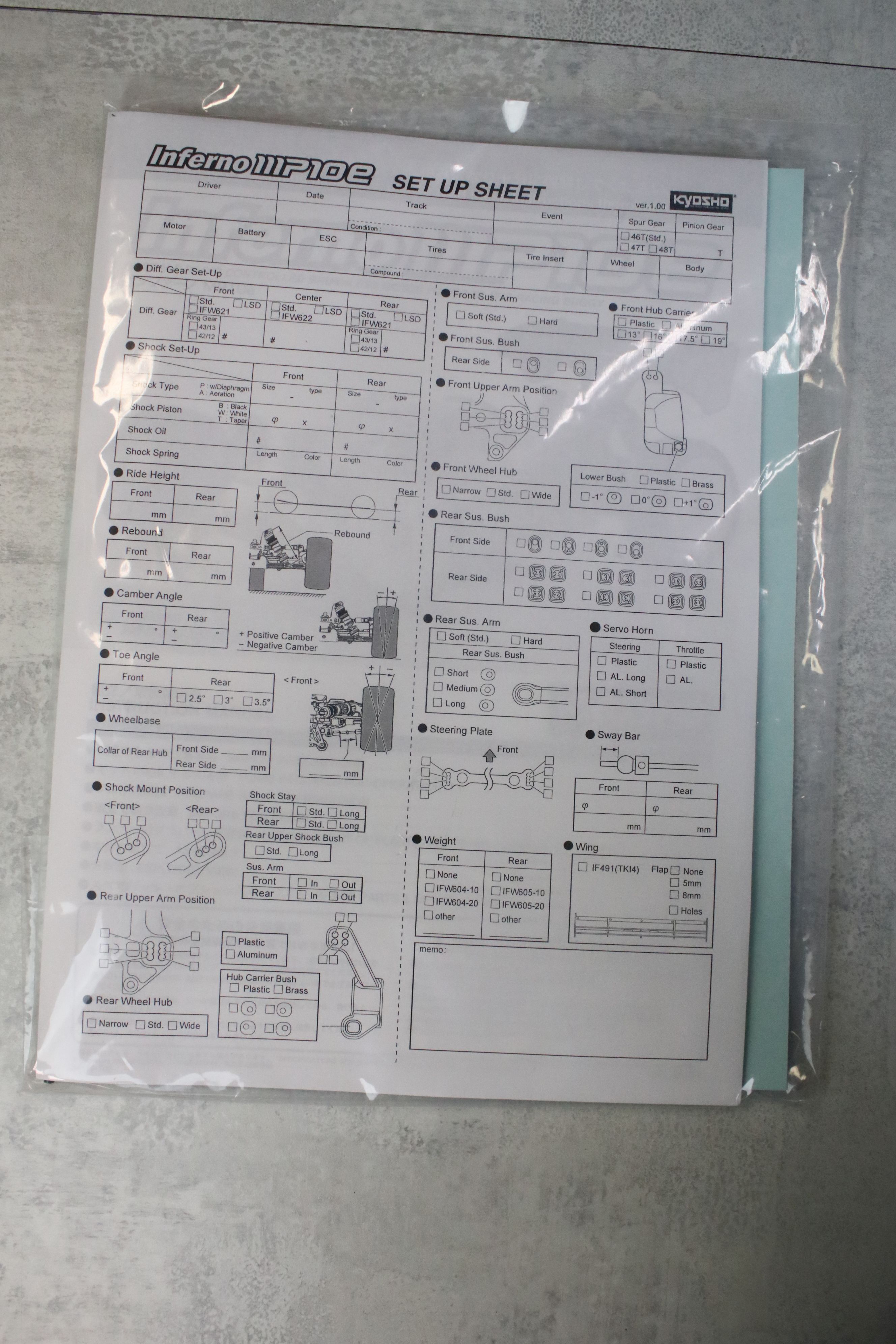 Radio Control - Boxed Kyosho 1/8 Inferno MP10E Buggy Kit, includes pro painted body shell, Flysky - Image 20 of 34