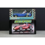 Boxed ltd edn Scalextric C2929A Maserati 250F Tinplate slot car plus a boxed Triang Scalextric