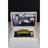 Boxed ltd edn Revell Monogram James Dean Spyder 1/32 slot car, gd condition