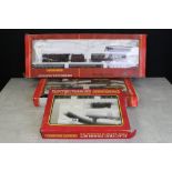 Three boxed Hornby OO gauge train sets, all part complete to include R541 InterCity 125 with 2 x