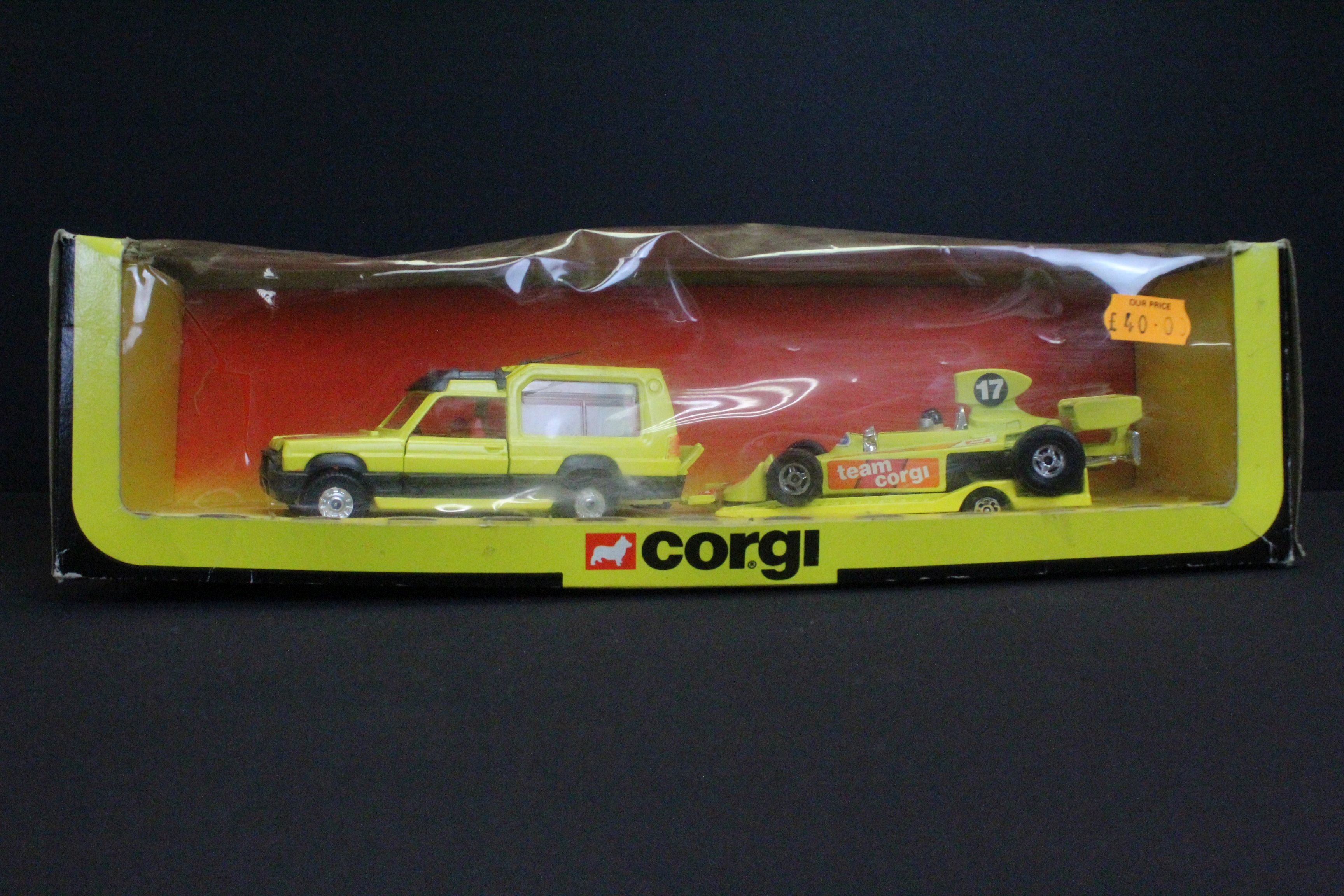 Five boxed Corgi Gift Sets / multi diecast sets to include GS29 Duckhams Formula 1 Surtees Racing - Image 5 of 6