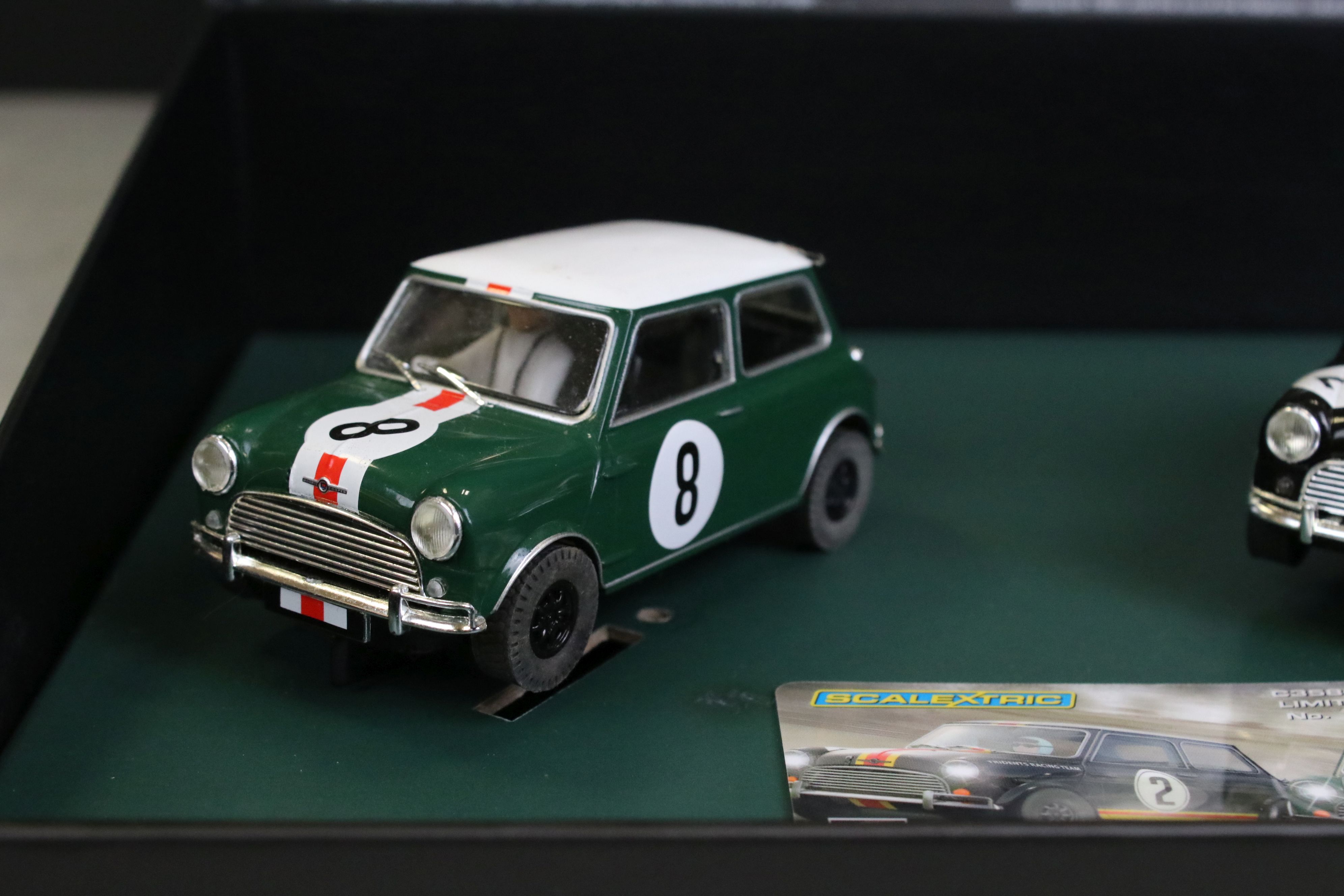 Two boxed ltd edn Scalextric Legends slot cars / sets to include C3586A Touring 1966 ATCC Mini - Image 3 of 14