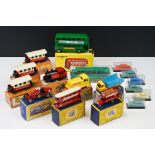 Ten Boxed diecast models to include 6 x Matchbox 75 Series (3 x 44 Passenger Coach, 43 Steam