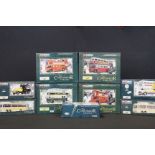 Nine boxed Corgi The Connoisseur Collection diecast models to include 55605 Diamond T Wrecker, 35004