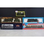 Five boxed OO gauge locomotives to include Bachmann Brome Manor, Palitoy Mainline 37-053 4-6-0