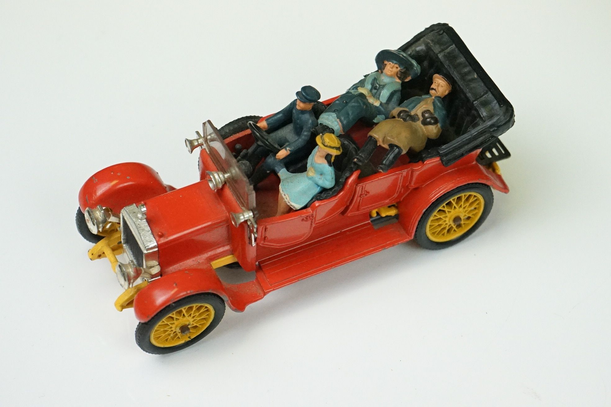 20 Mid 20th C play worn diecast models to include Triang Spot On Royal Rolls Royce, Corgi Chitty - Image 2 of 12