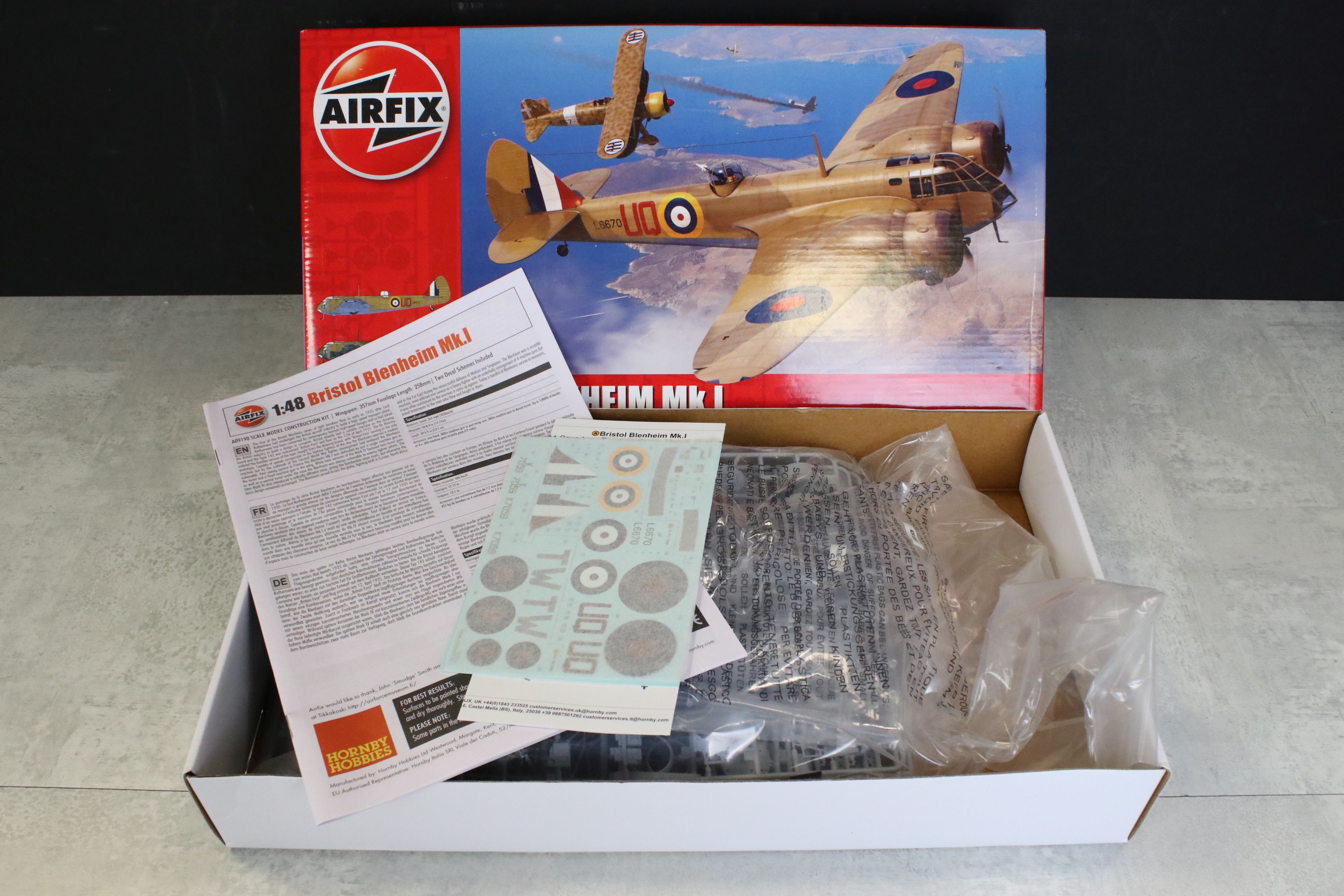 Eight Boxed & unbuilt Airfix plastic model kits to include A10103 1:48 English Electric Canberra PR. - Image 4 of 9