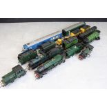 Ten OO gauge locomotives & cars to include Triang Stephenson's Rocket complete with rolling stock,