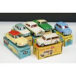 Six boxed diecast models to include 3 x Corgi (226 Morris Mini Minor in pale blue with red interior,
