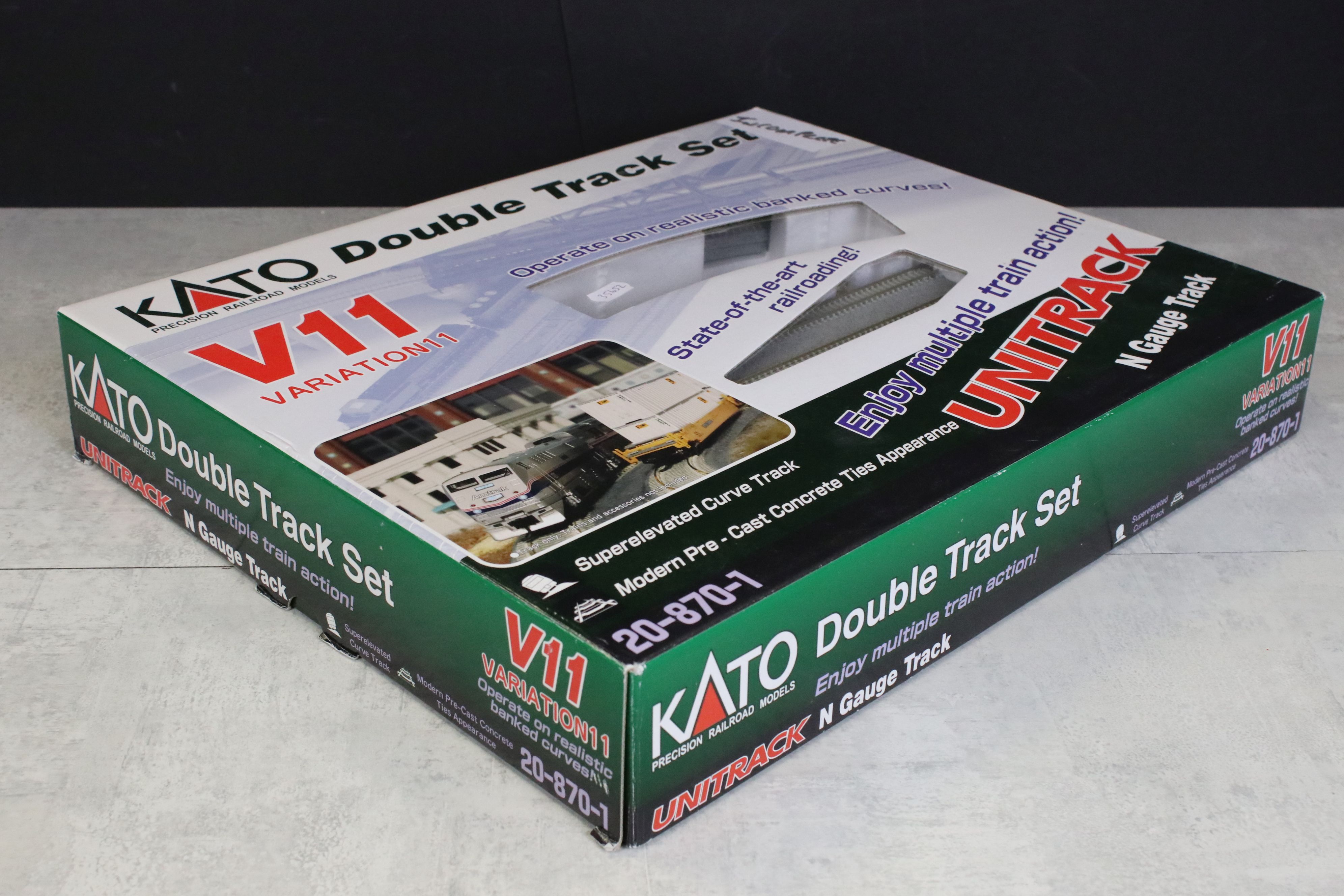 Four boxed Kato N gauge Unitrack sets to include 20876 V16, 20870 V11, 20870-1 V11 (incomplete) - Image 3 of 14