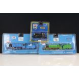 Three boxed/carded Bachmann OO gauge Thomas & Friends locomotives to include 58744 Gordon, 58745