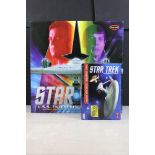 Two boxed Polar Lights Star Trek plastic assembly model kits to include 1/350 USS Enterprise NCC