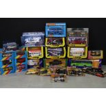 24 Boxed / carded diecast models, circa 1970s/80s, to include Corgi, Matchbox, ERTL and Efsi