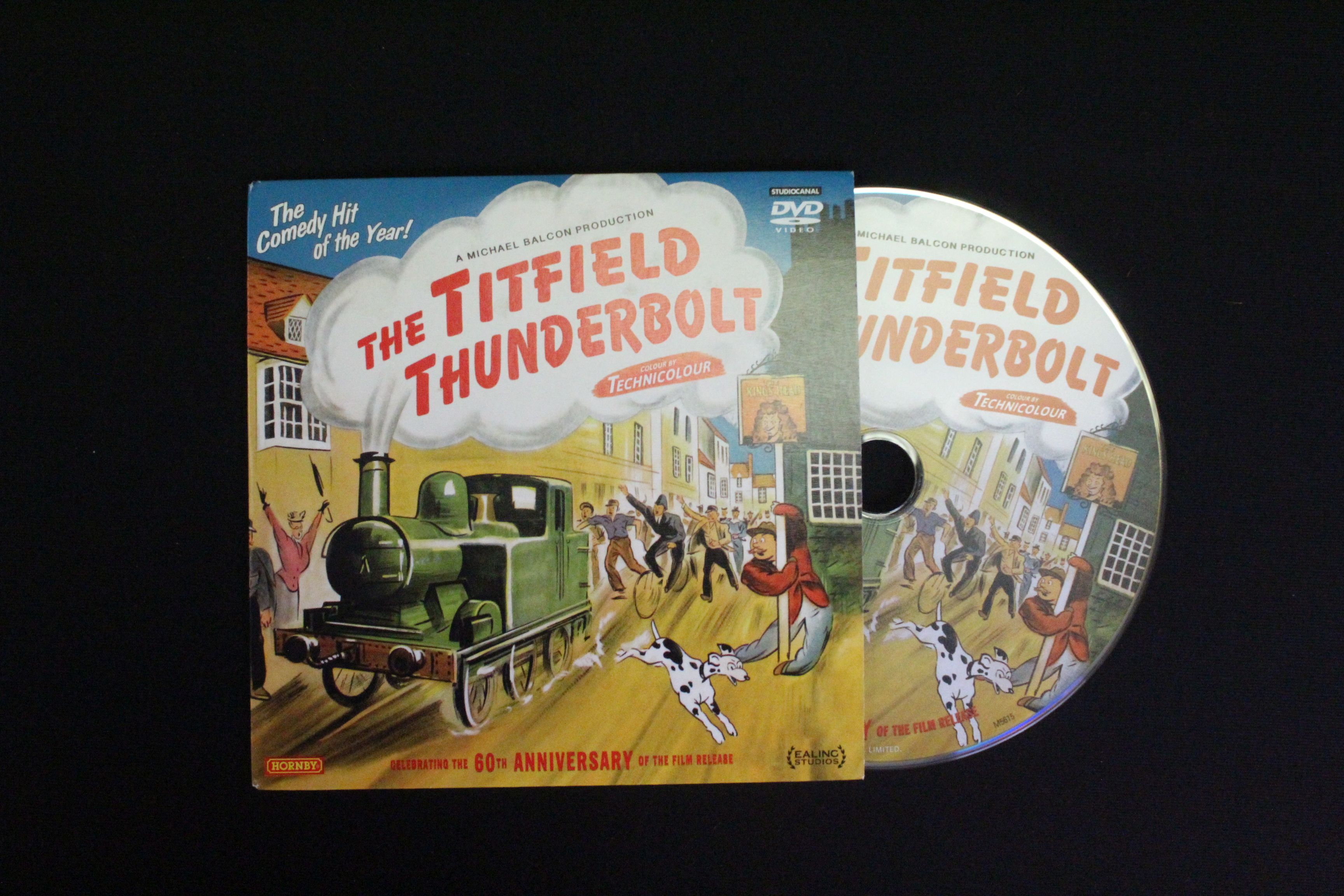 Boxed ltd edn Hornby OO gauge The Titfield Thunderbolt locomotive, complete with poster & DVD - Image 9 of 9