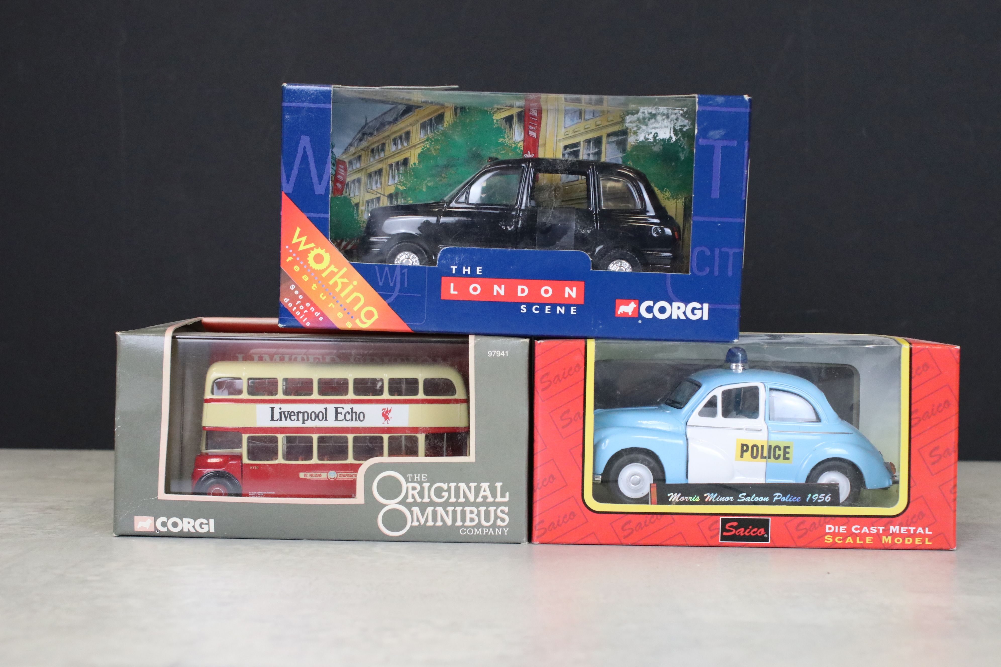 Around 45 Boxed diecast models to include Corgi, Polistil, Ford Motor Company, Burago, Saico, etc, - Image 5 of 15