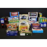 26 Boxed diecast models, mainly buses & commercials to include 23 x Corgi & 3 x EFE Exclusive