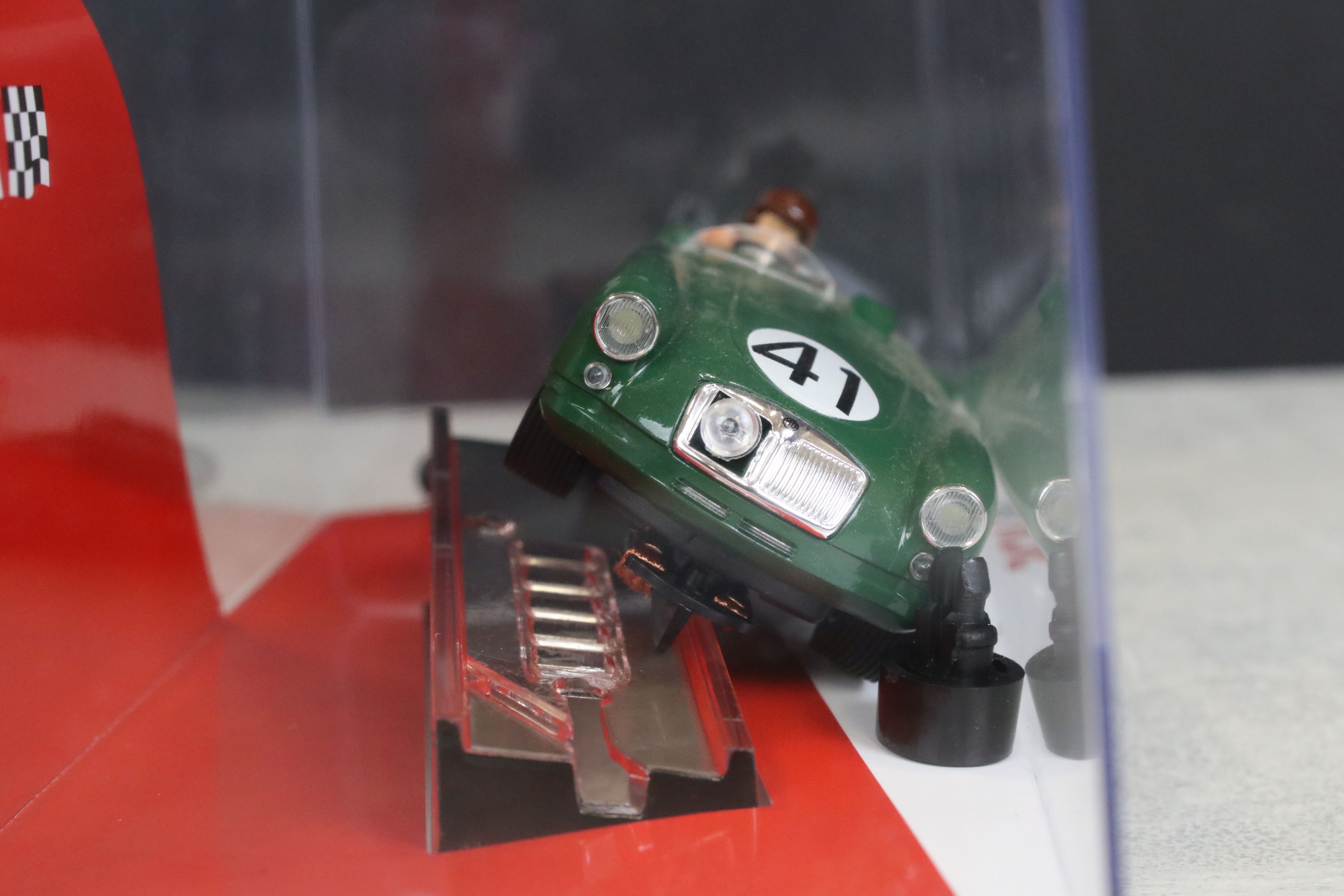 Six cased slot cars to include 5 x Scalextric (C3205 Jaguar D Type, C3502 Ford Cortina MK1, C3143 - Image 18 of 20