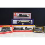 Five boxed OO gauge locomotives to include 2 x Hornby (R165 GWR 0-6-0 PT Loco Class 2721 & County of