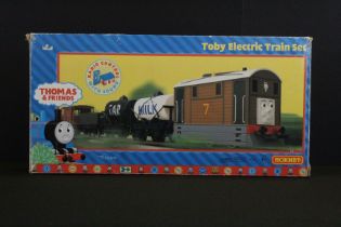 Boxed Hornby OO gauge R9044 Thomas & Friends Toby Electric Train Set, complete