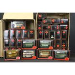 45 Boxed EFE Exclusive First Editions diecast model buses, features some duplication, diecast ex,