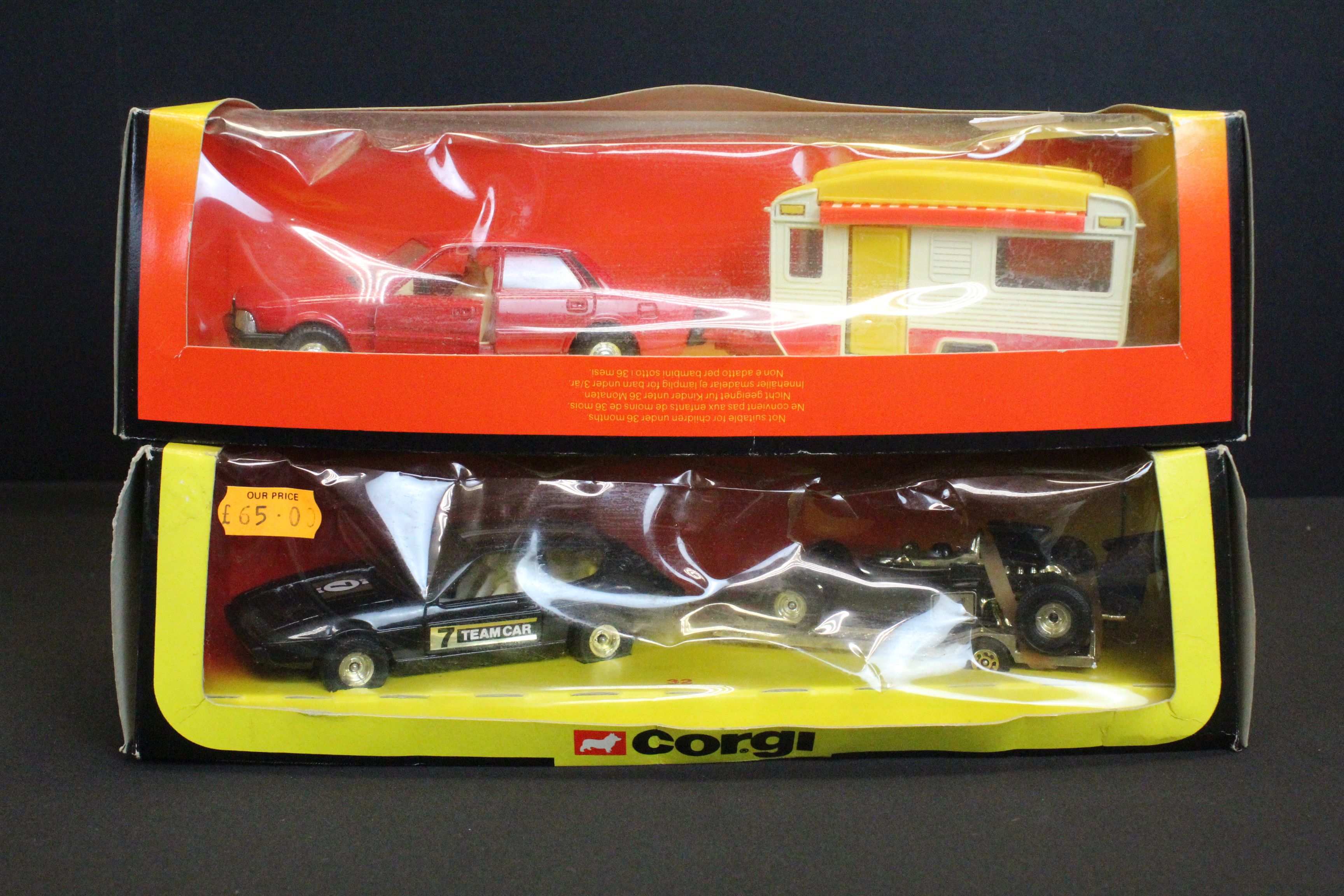 Five boxed Corgi Gift Sets / multi diecast sets to include GS29 Duckhams Formula 1 Surtees Racing - Image 3 of 6