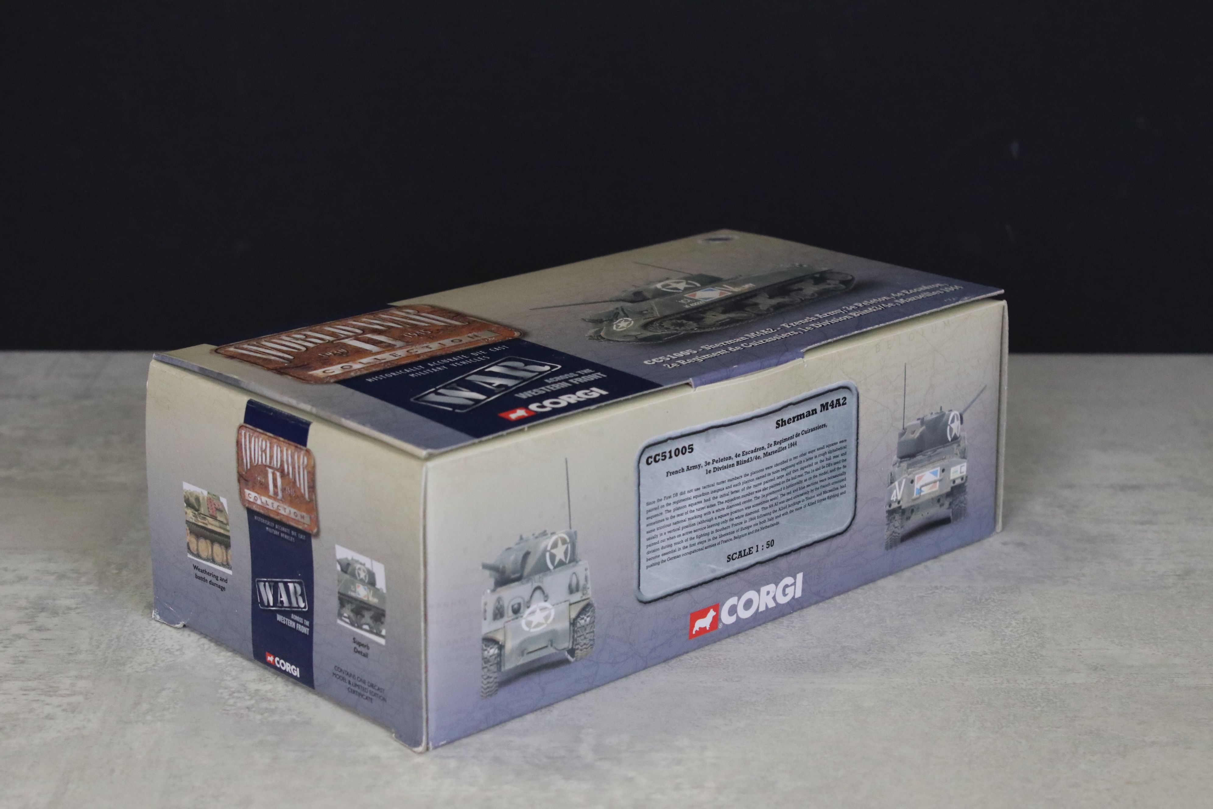 Four Boxed Corgi World War II Collection 1:50 ltd edn diecast models to include 2 x War Across the - Image 9 of 15