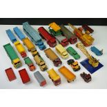 Over 20 play worn mid 20th C commercial diecast models to include Dinky and Corgi featuring Corgi