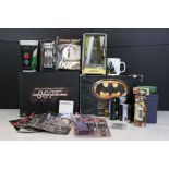Quantity of TV related collectables to include James Bond & Batman items featuring 3 x carded