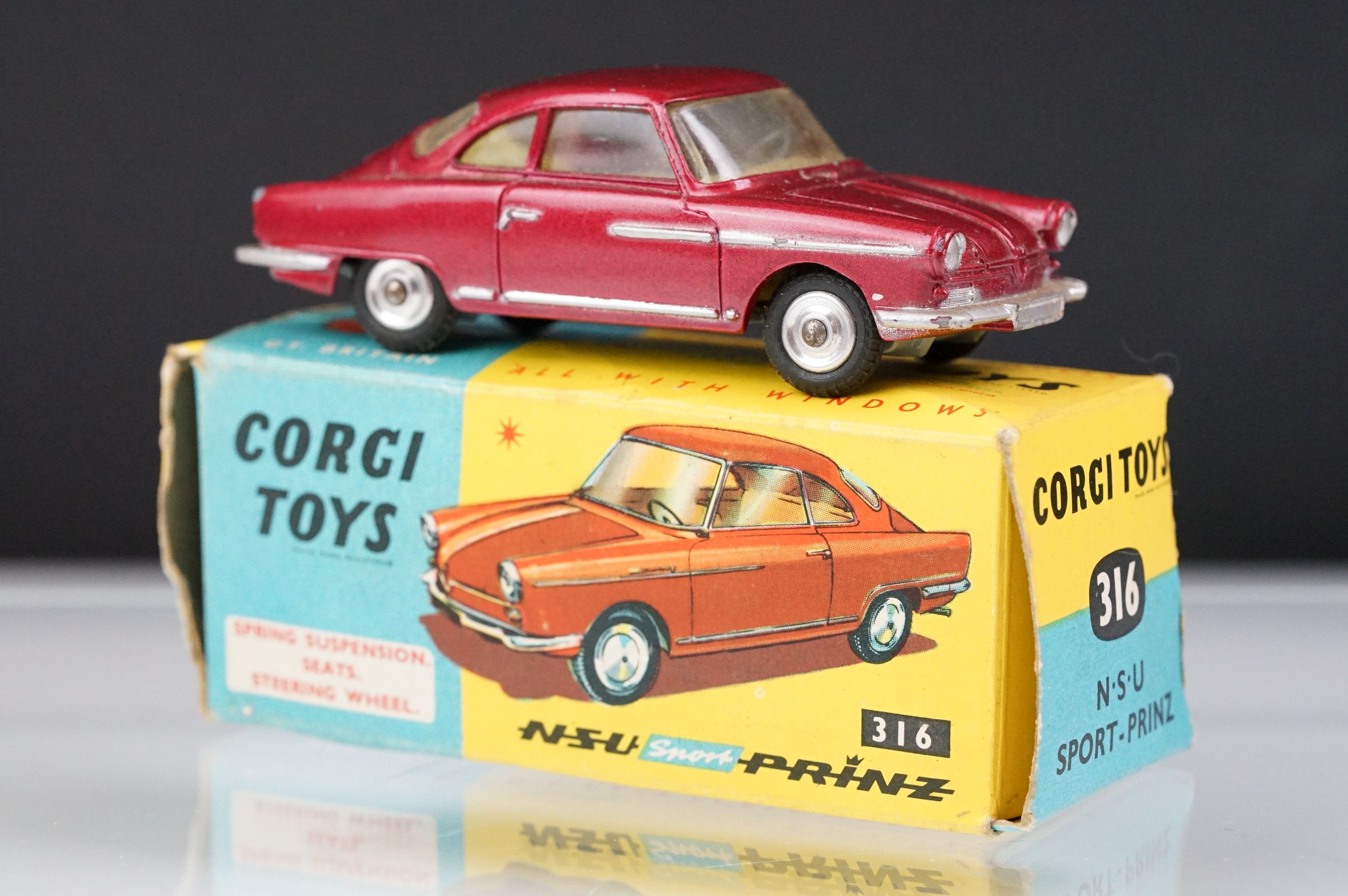 Four boxed Corgi diecast models to include 155 Lotus Climax Formula I Racing Car in green, 245 Buick - Image 20 of 39