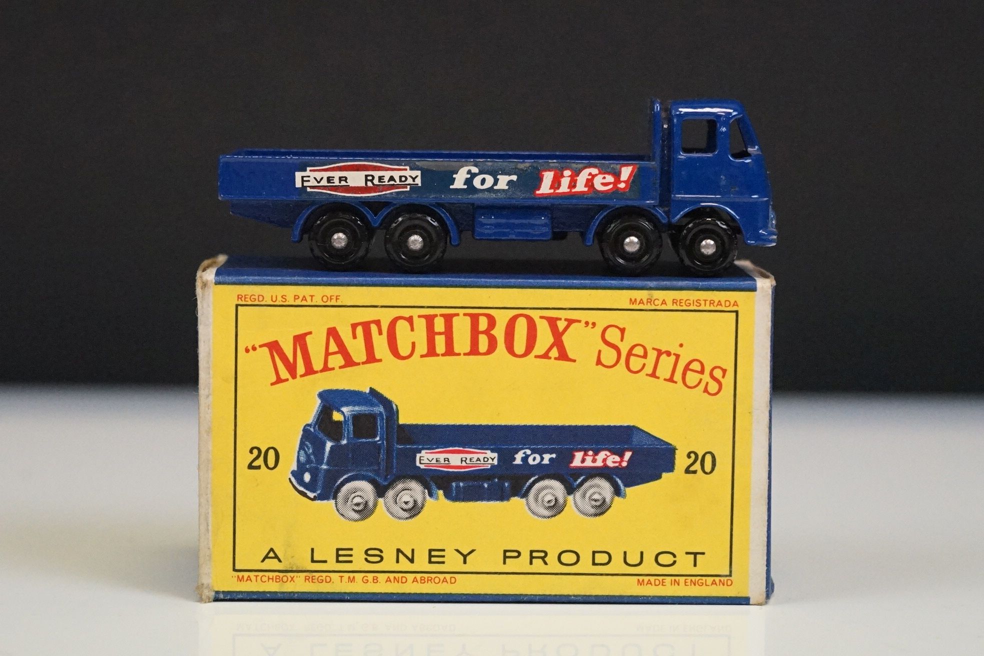 Three boxed Matchbox Lesney diecast models to include 20 Ever Ready Transport Truck, 62 TV Service - Image 15 of 21