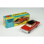 Boxed Corgi 263 Marlin by Rambler Sports Fastback diecast model in red & black, diecast vg with