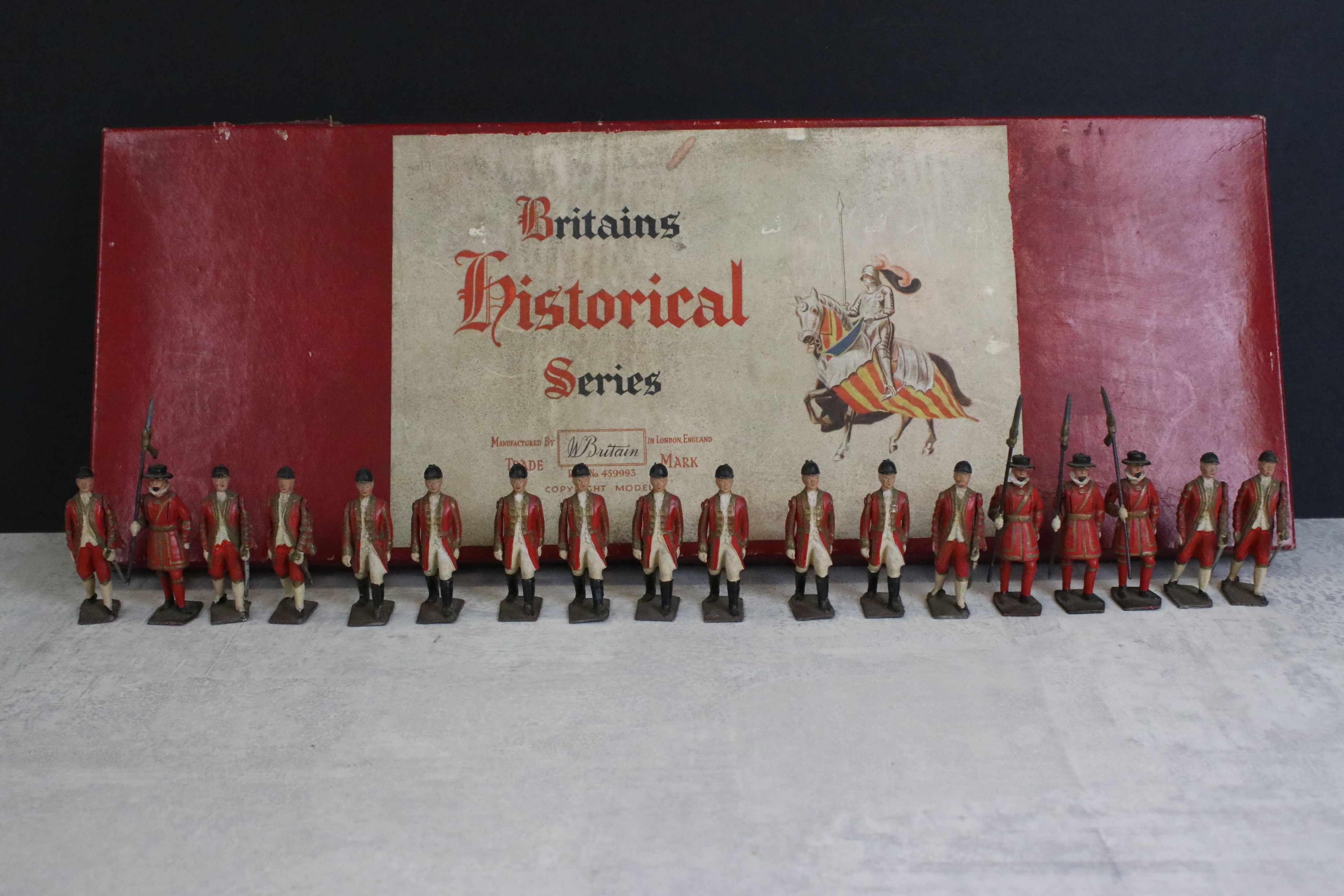 Three Boxed Britains Historical Series metal figure sets to include 2094 State Open Landau (tear - Image 3 of 16