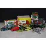 17 Diecast models to include 4 x boxed examples (Corgi 1116 Shelvoke & Drewry - damaged box, Dinky