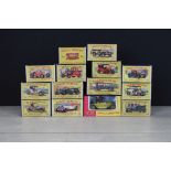 14 Boxed Matchbox Models of Yesteryear diecast models to include Y13 1911 Daimler, Y1 1911 Model T