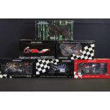 Five boxed 1/12 Pauls Model Art Minichamps diecast motorbikes to include 122037196, 122011255,