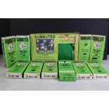 Subbuteo - Nine boxed HW teams to include Santos, Brazil, Birmingham, Liverpool, Ajax, West Ham, Man