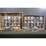 52 Cased / boxed Corgi Original Omnibus diecast model buses, diecast ex, boxes vg overall