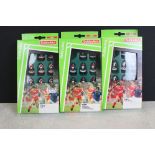 Subbuteo - Three boxed Subbuteo teams to include Ajax, Arbroath and Real Mardid, all ex