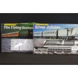 Two boxed Hornby OO gauge etrain sets to include R837 Silver Jubilee with Silver Link locomotive,