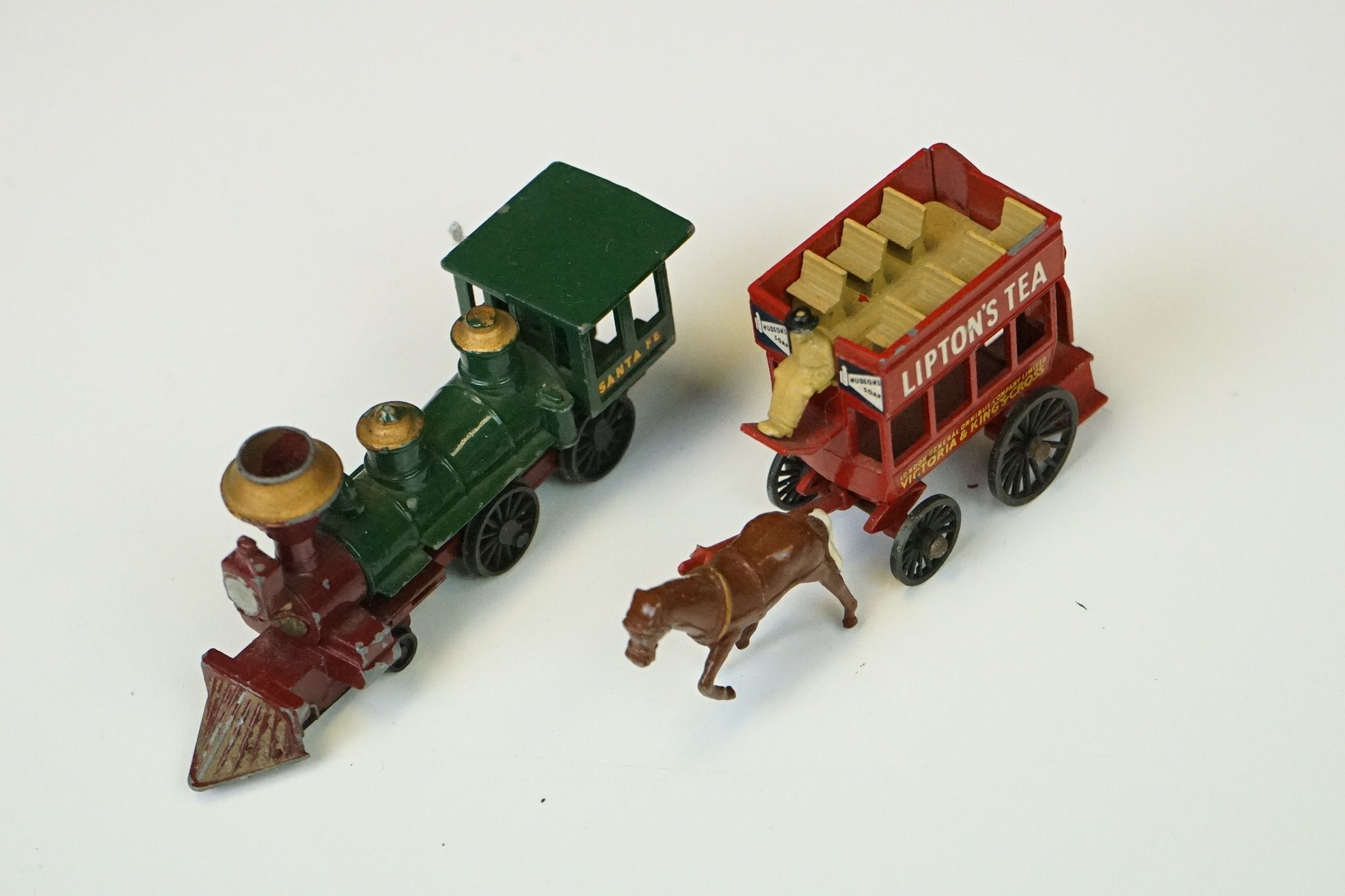 20 Mid 20th C play worn diecast models to include Triang Spot On Royal Rolls Royce, Corgi Chitty - Image 12 of 12