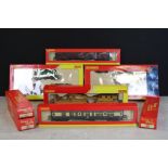 Eight boxed Hornby & Triang OO gauge items of rolling stock to include Railroad R6369 Breakdown