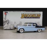 Boxed Brooklin Models 1/43 BRK220 1955 Studebaker Champion 4 Door Sedan model in Windsor Blue /