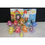 11 General Mills Care Bears figures to include 1 x carded example along with 1 x carded Schleich