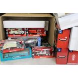 19 Boxed diecast model trucks to include 9 x NewRay examples (2 x 1:32 Peterbilt, 1:32 Kenworth, 2 x