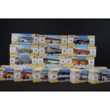 18 Boxed Corgi American diecast model buses to include 15 x Vintage Buses USA & 3 x Modern Buses