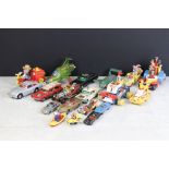 19 Play worn TV-related diecast models to include Dinky, Corgi and Husky, featuring Corgi Comics