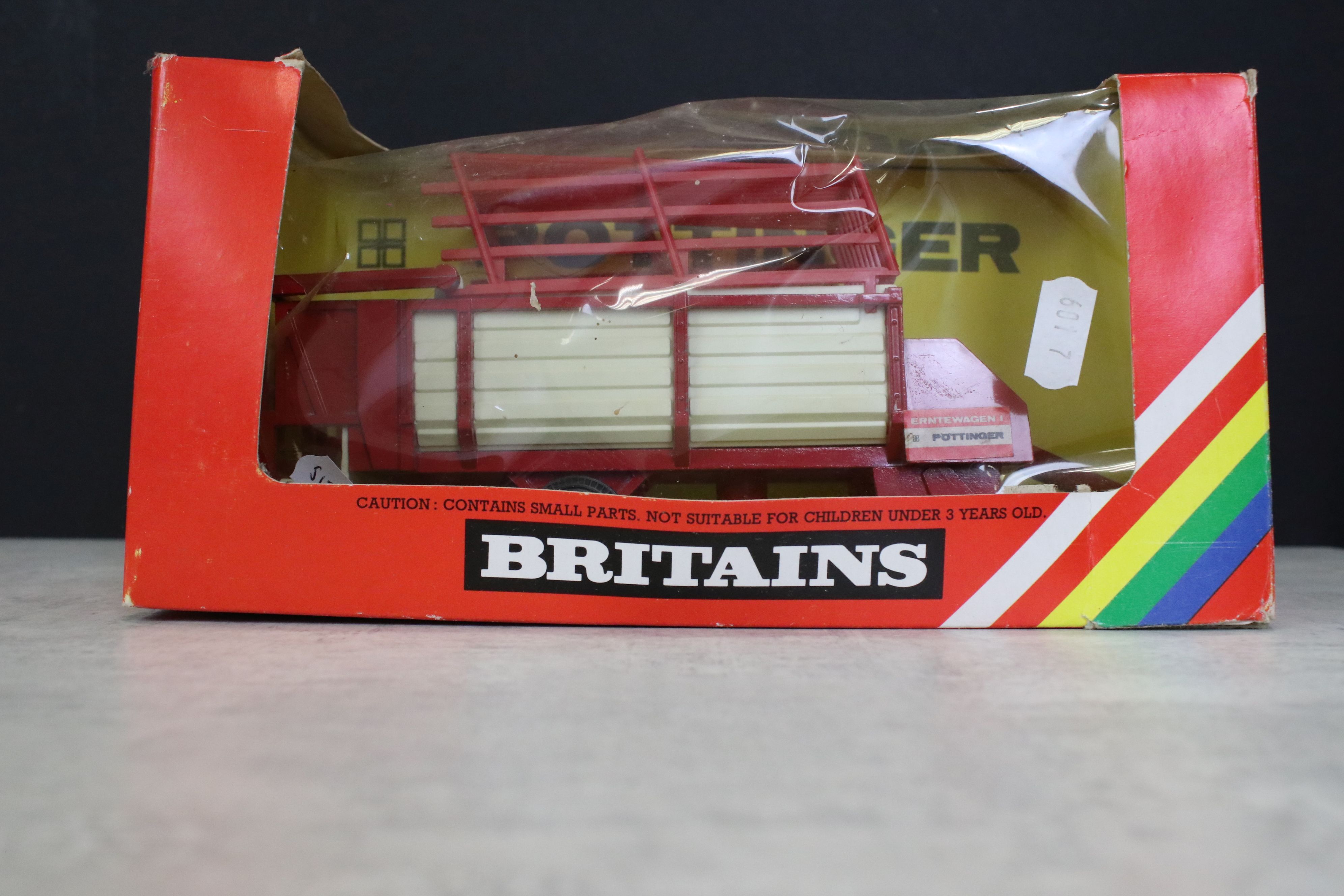 Six boxed Britains diecast metal and plastic agricultural models, to include 9563 Vacuum Tanker, - Image 4 of 9