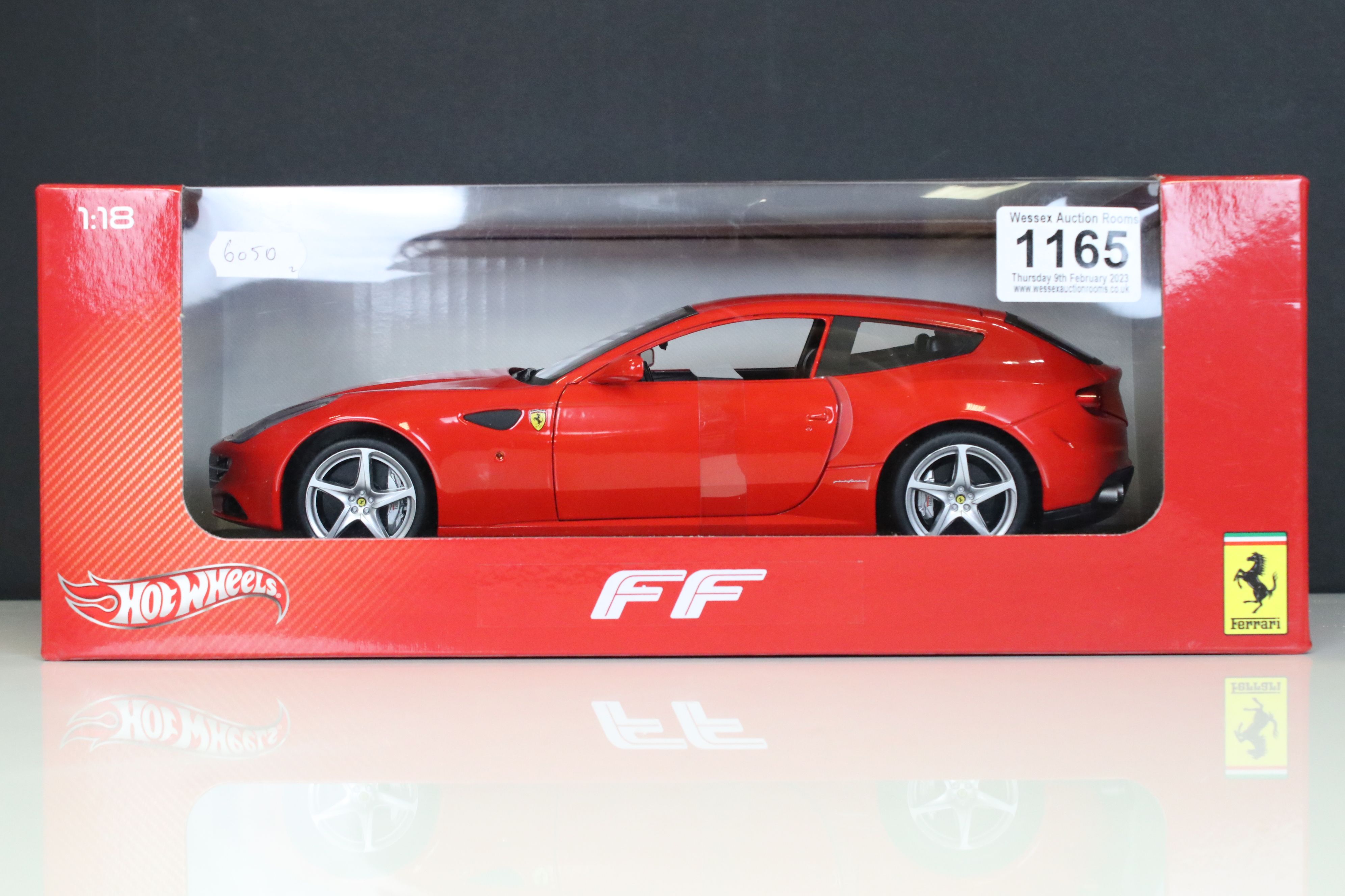 Two boxed 1/18 Hot Wheels Ferrari diecast models to include Elite BCK12 458 Italia and X5524 FF, - Image 2 of 9