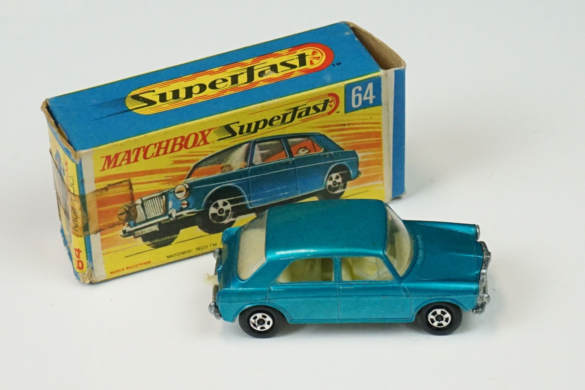 Eight boxed Matchbox Superfast diecast models to include 69 Rolls Royce Silver Shadow in metallic - Image 12 of 21