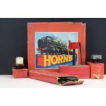 Boxed Hornby O gauge Tank Goods Set No 45 containing BR 0-4-0 locomotive in black livery, track